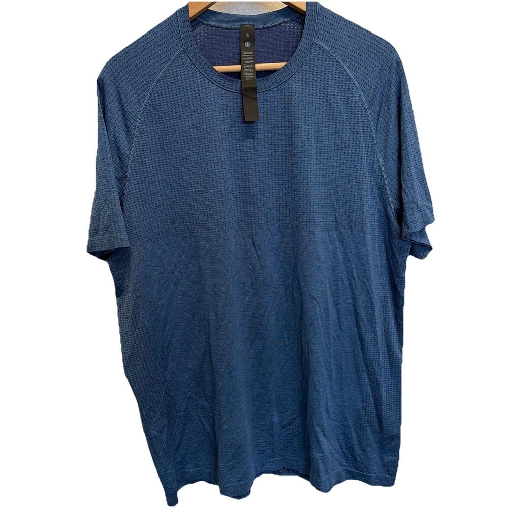 Lululemon Metal Vent Tech Short Sleeve T-Shirt Blue Men’s Size XL